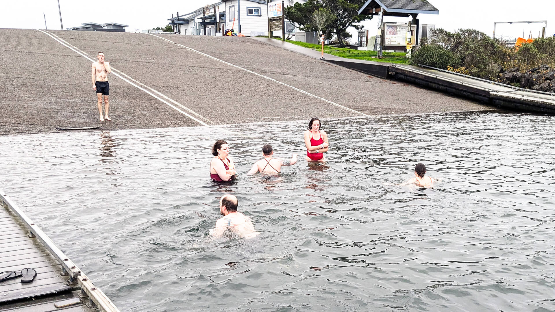 Ocean entry during winter