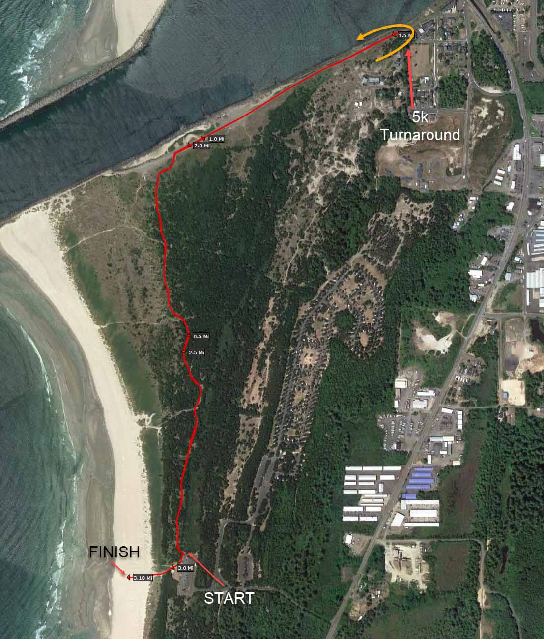 5K Route Map